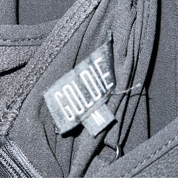 Black romper with crossbody back - Picture 3 of 3